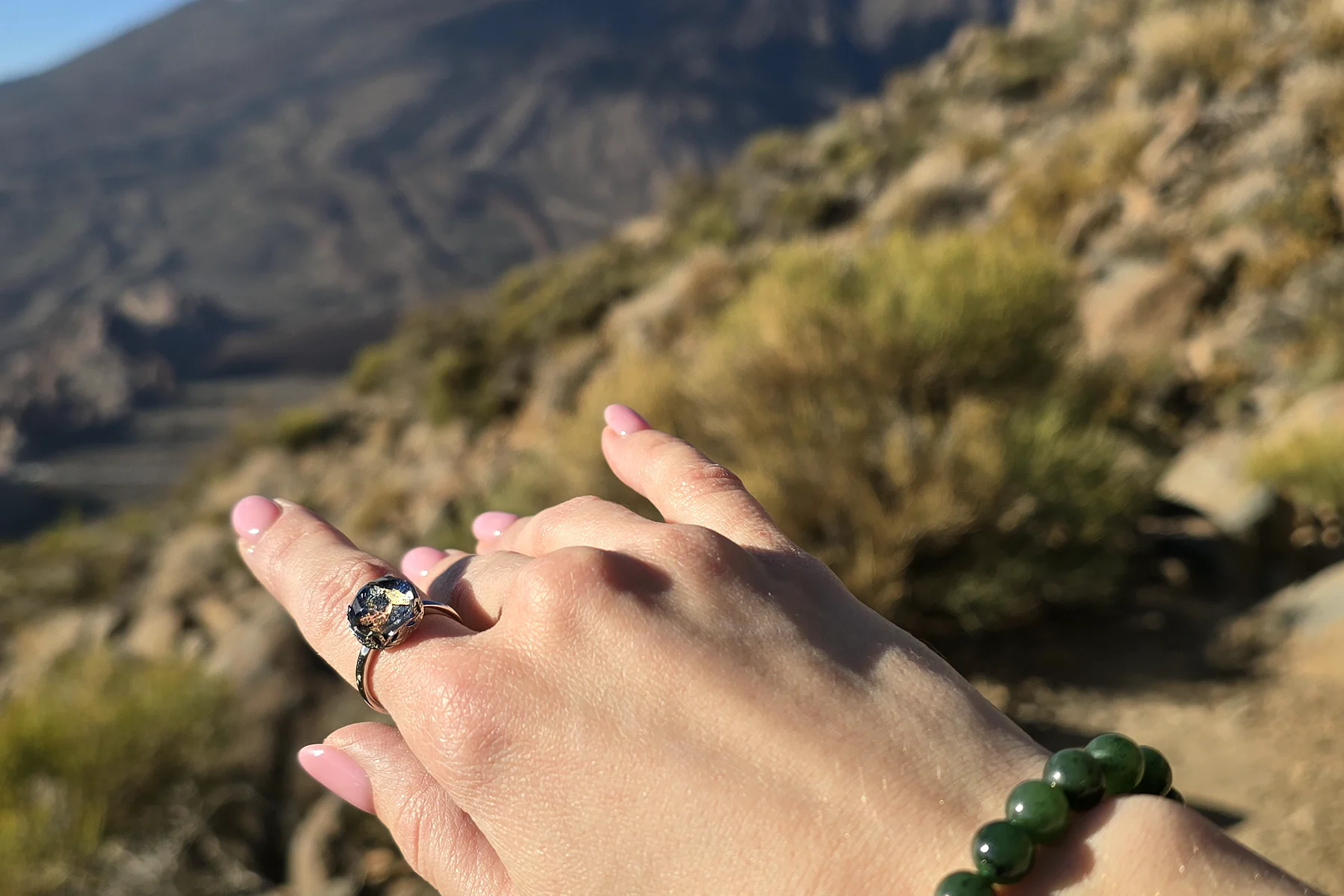TEIVARA jewellery in the volcanic landscape of Teide, Tenerife